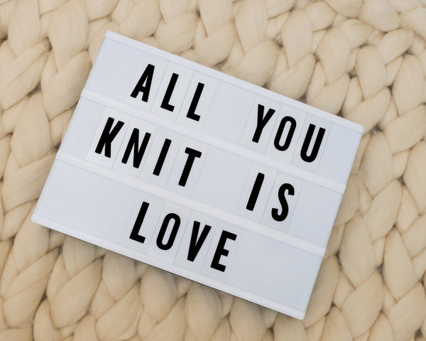 All you knit is love - merino wool materials are the most premium and high quality fabrics for your sleep sacks