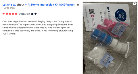 the at home impression kit