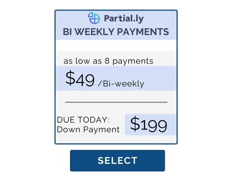 Bi weekly payment options with partially