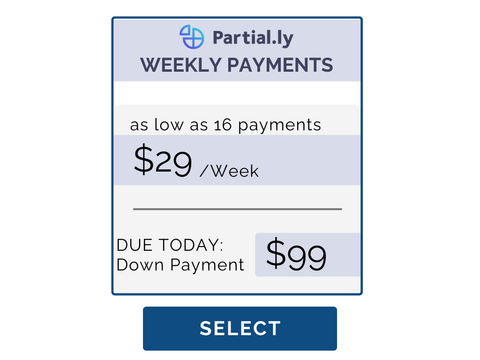 Opciones de pago semanal con parcialmente