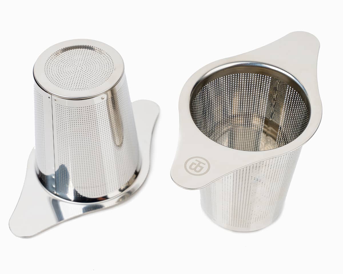 Brod & Taylor Mesh Tea Infuser shown both sides