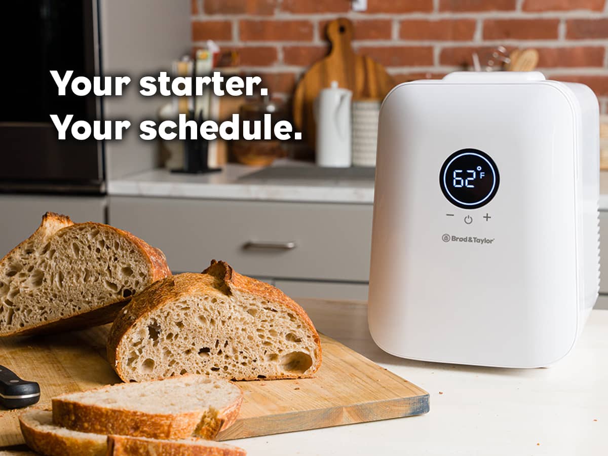Your starter. Your schedule. Sourdough Home