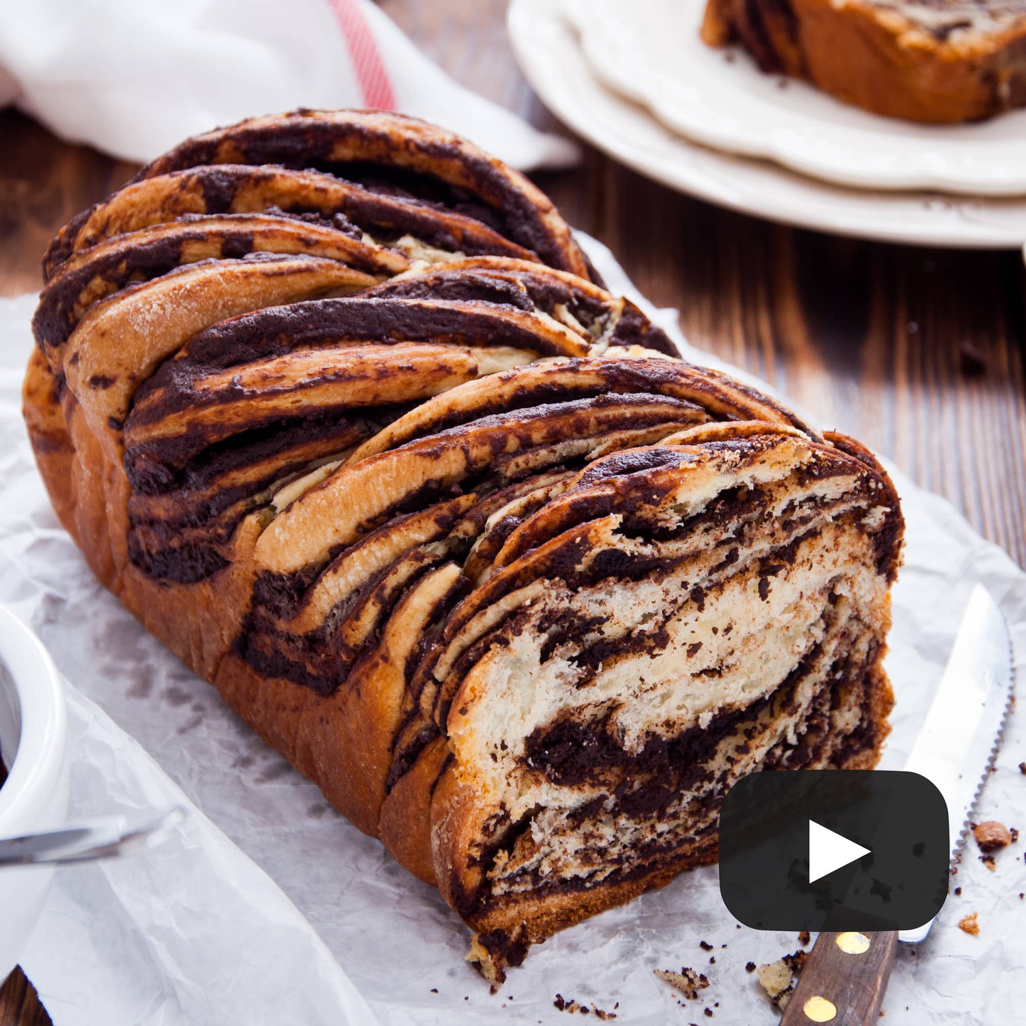 Babka au chocolat