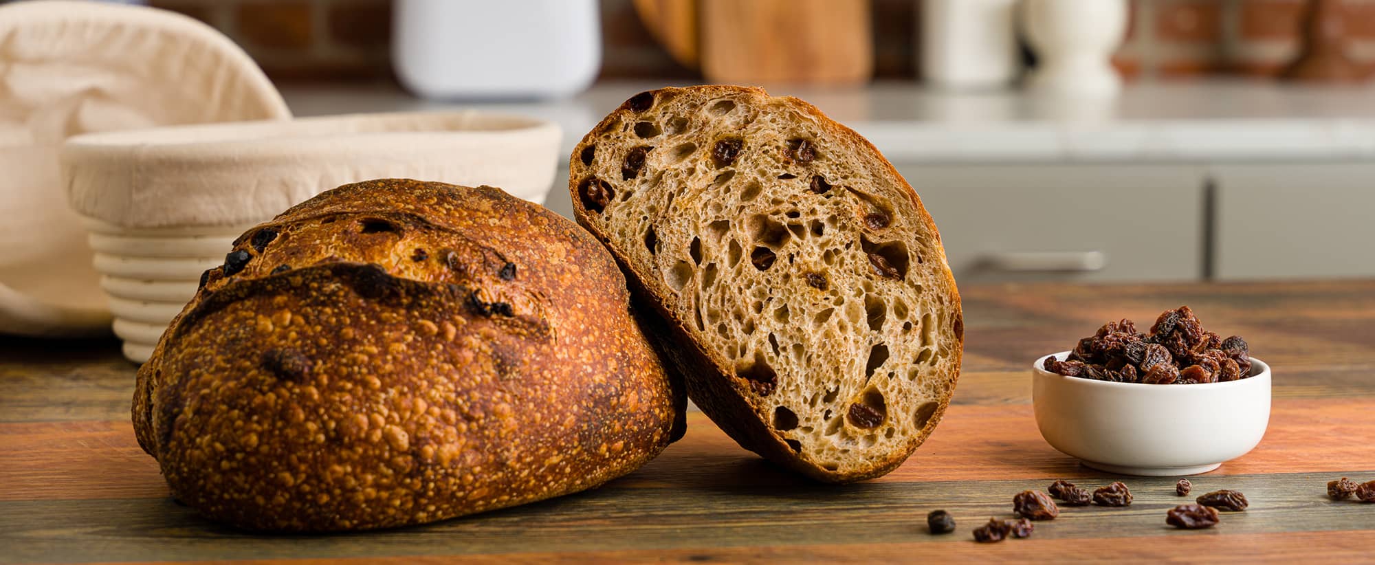 homemade cinnamon raisin bread