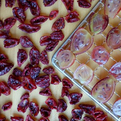 slices of gooseberries