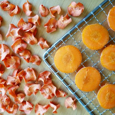 Picture of sliced carrots