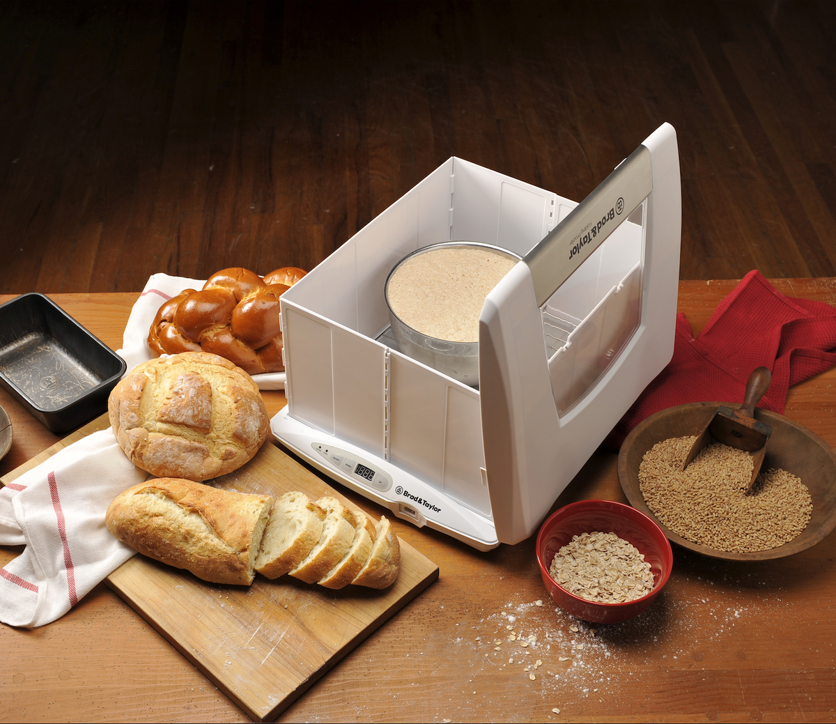 Bread and the Folding Proofer on a table