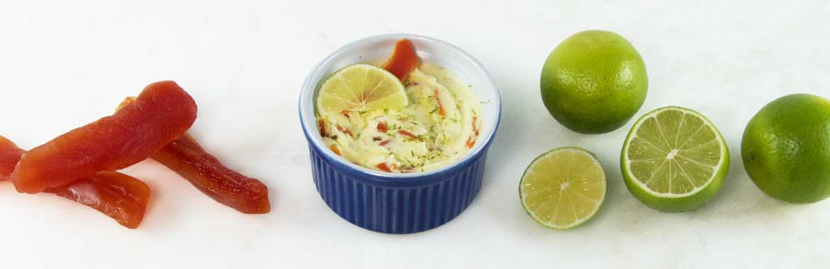 Papaya lime butter