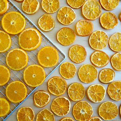 tranches de mandarines