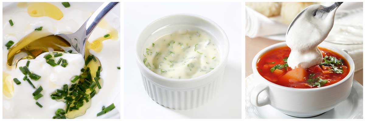 Greek yogurt as a substitute for sour cream, examples