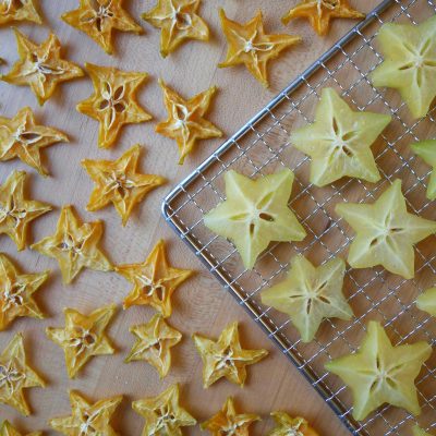 slices of starfruit