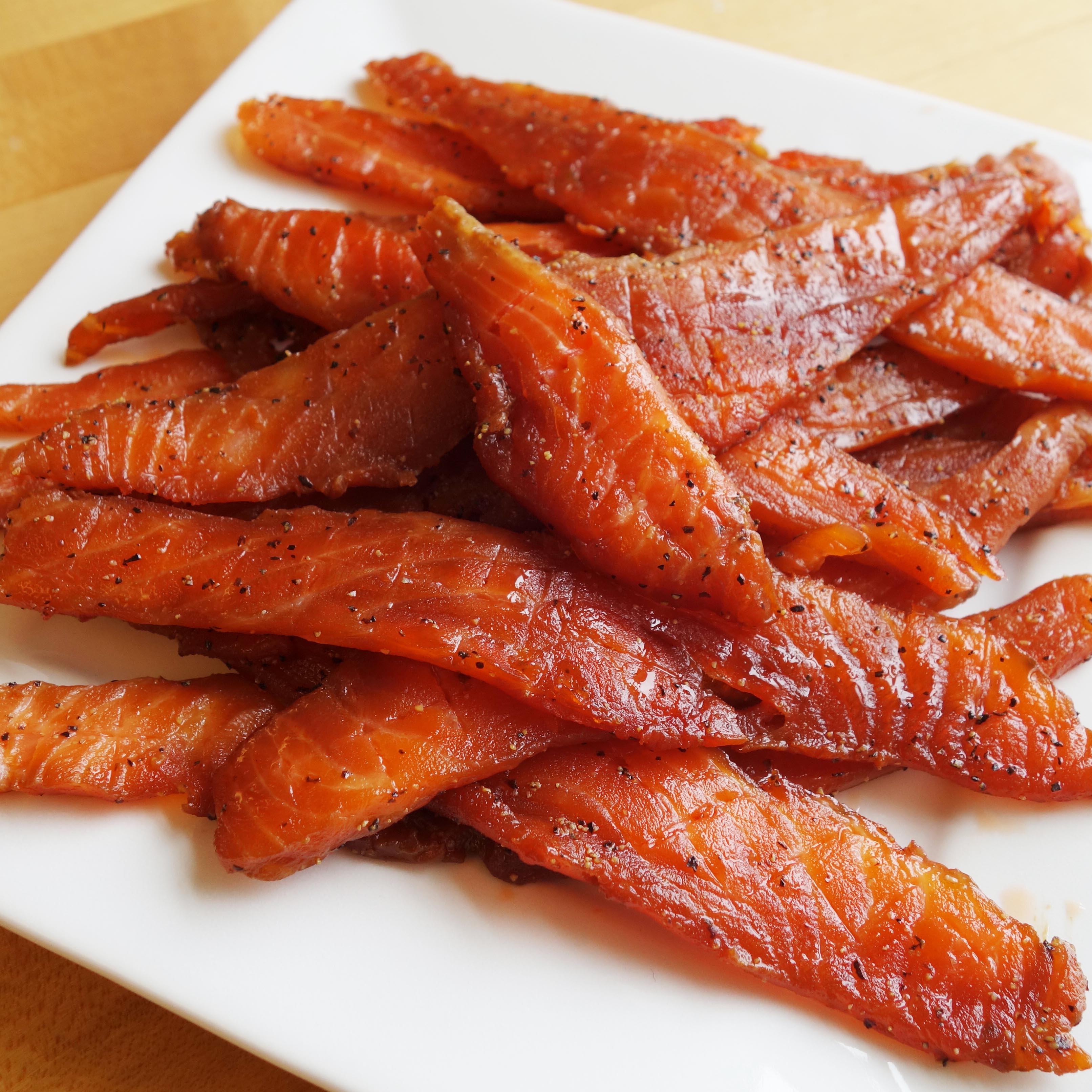 Salmon jerky