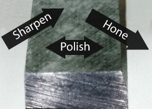 Brod and Taylor tungsten carbide sharpening bar edge: sharpen hone polish