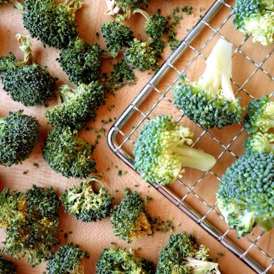 slices of broccoli