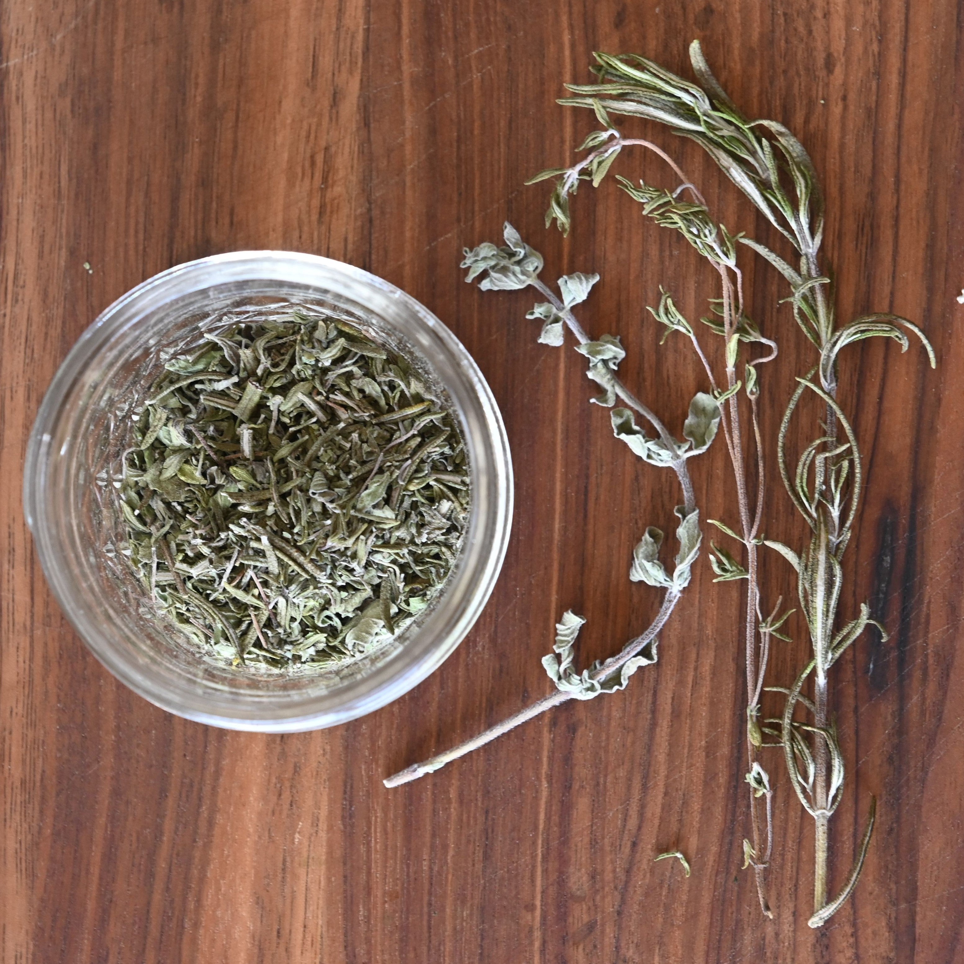 Italian herb blend and dried herbs