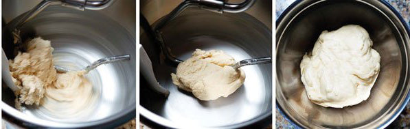 Making the main dough process in 6 steps, part 2