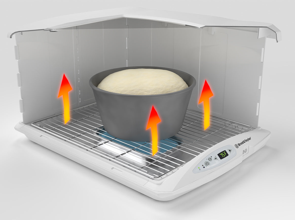 Proofer radiant heat illustration