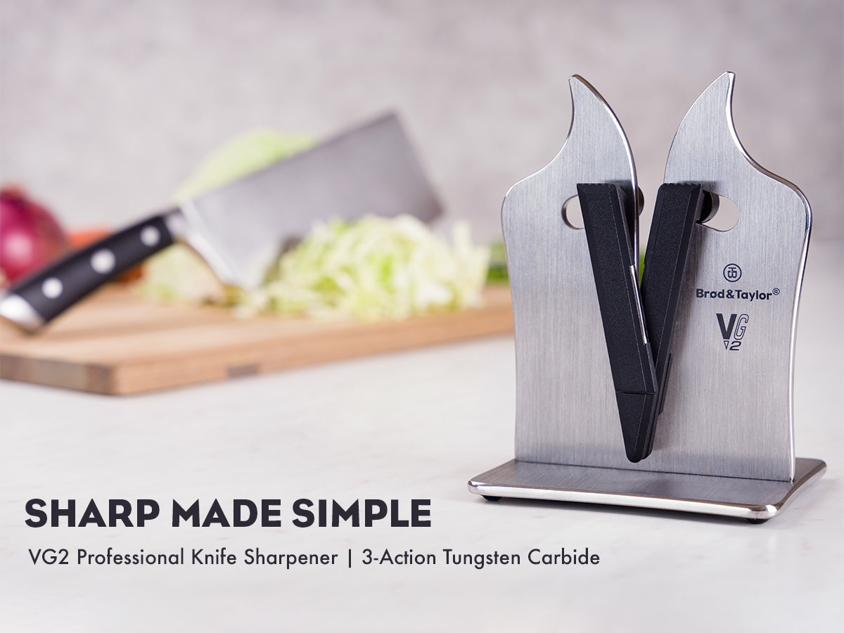 Sharp Made Simple. Brod & Taylor VG2 Professional Knife Sharpener