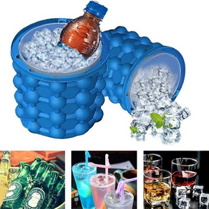 Portable Bucket Wine Ice Cooler Beer Cube