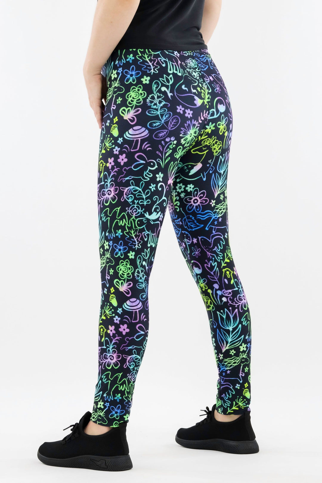 Neon Splash - Casual - Long Full Leggings – Pawlie