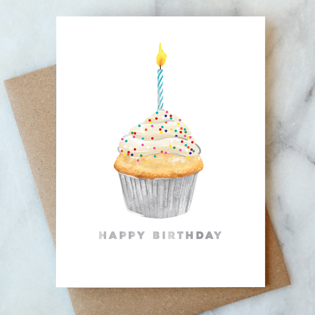 Cupcake Birthday Card – Abigail Jayne Design