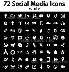 1152 Vector Social Media Icons Pack in 16 great collections