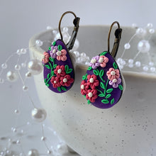Load image into Gallery viewer, Polymer Clay Earring - Autumn Bouquet - Li&#39;l Missy Picks
