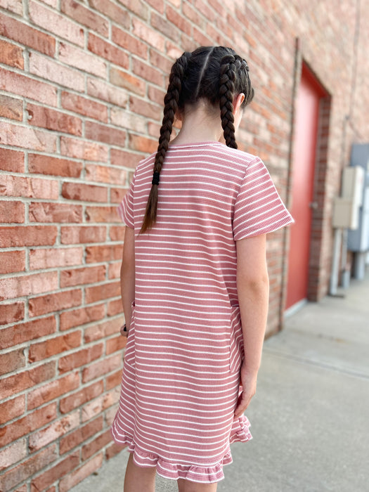 WIDE AWAKE STRIPED YOUTH DRESS