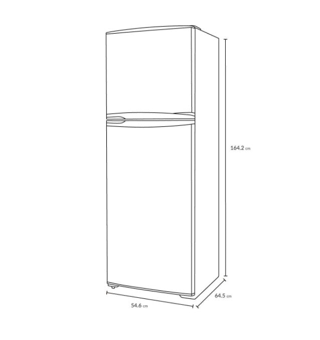 Refrigerador Daewoo Winia 9p0ies blanco DFR-9010DBX 9P – Mueblería Central