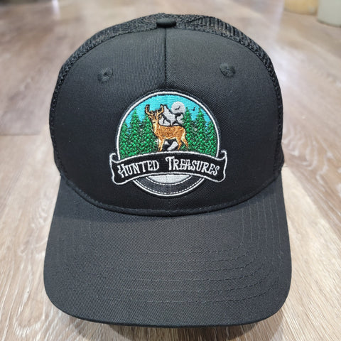 Hunted Treasures Rainbow Trout Logo Trucker Cap