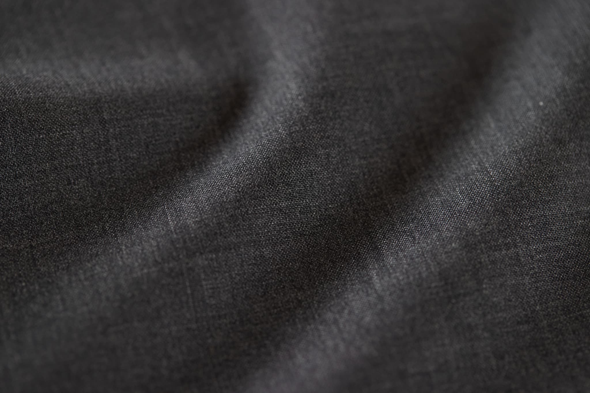 Italian Wool Tropical Charcoal Gray