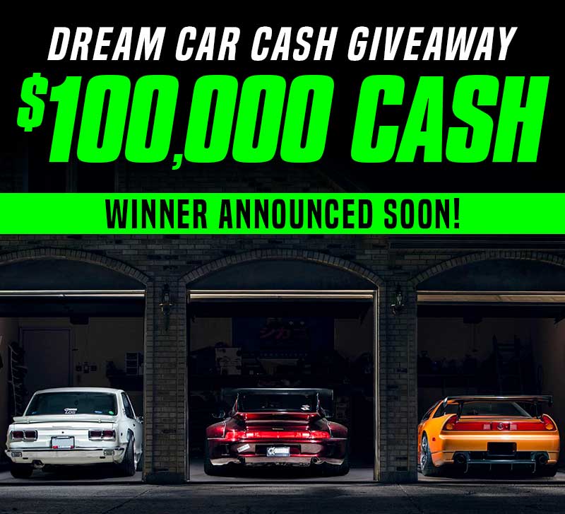 Winner of $100,000 to build or buy their dream car