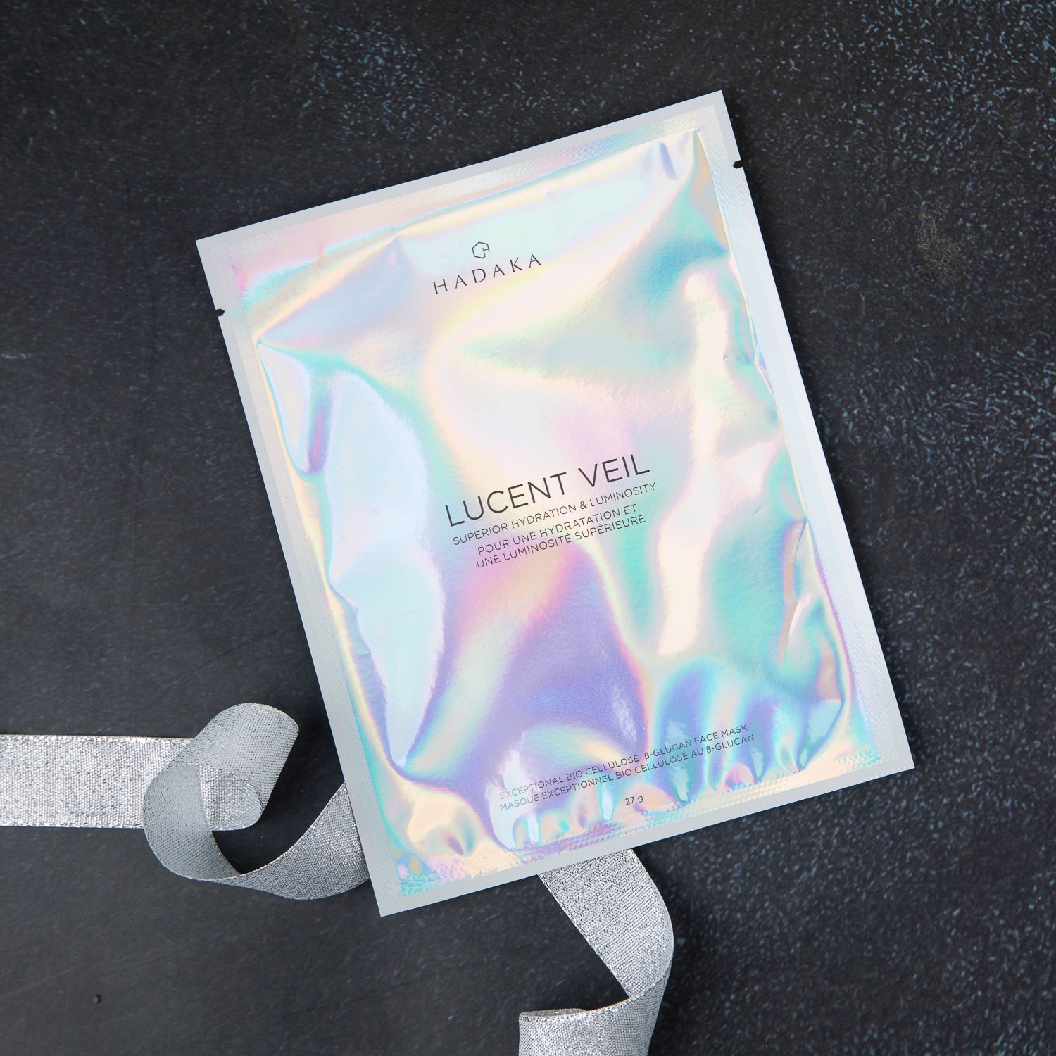 HADAKA BEAUTY | LUCENT VEIL BIOCELLULOSE BETA-GLUCAN FACE MASK | $12