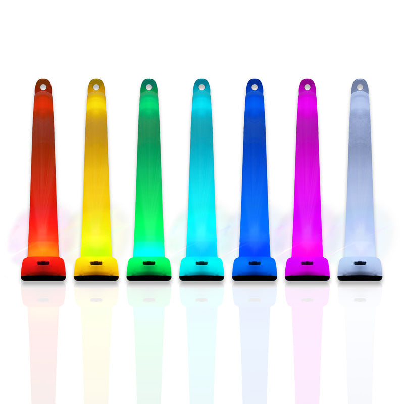 Rechargeable Pair of Digi Flashing Glow Sticks