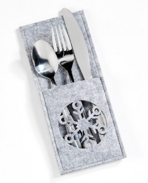 Cutlery Bag - Snowflake