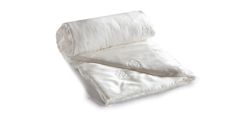Silk Filled and Covered Duvet - All Seasons Weight