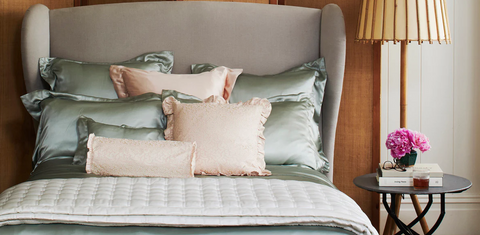 Sage Silk Bedding