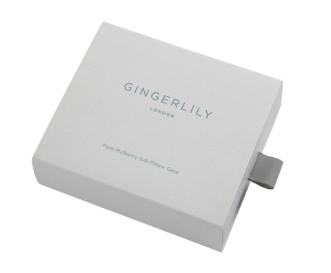 Gingerlily Beauty Box Mulberry Silk Pillowcase - Ivory
