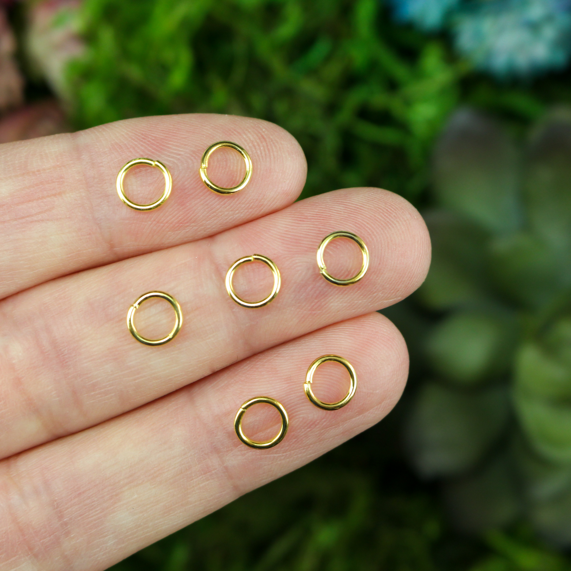 40 14K Gold Filled Jump Rings Open Jewelry 22 Gauge 5mm