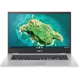 ASUS - 17.3" Chromebook - Intel Celeron N4500 - 4GB Memory - 32GB eMMC - Transparent Silver