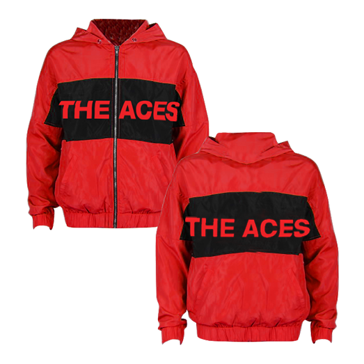 The Aces - Red Logo Windbreaker – Red Bull Records