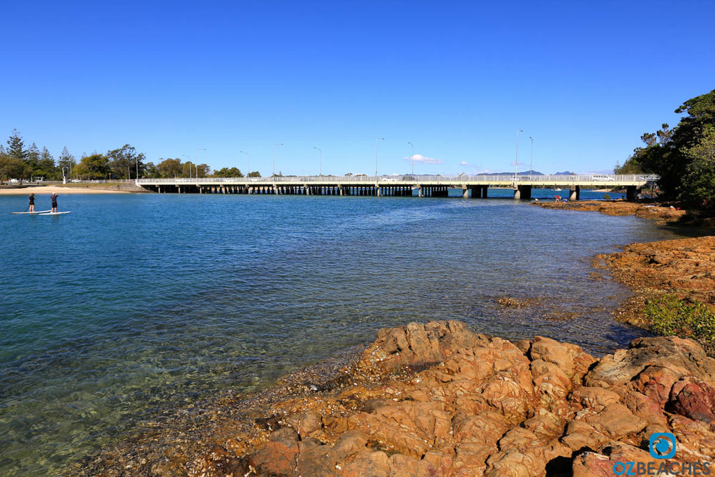 Paddleboarding at Tallebudgera Creek at Burleigh Head