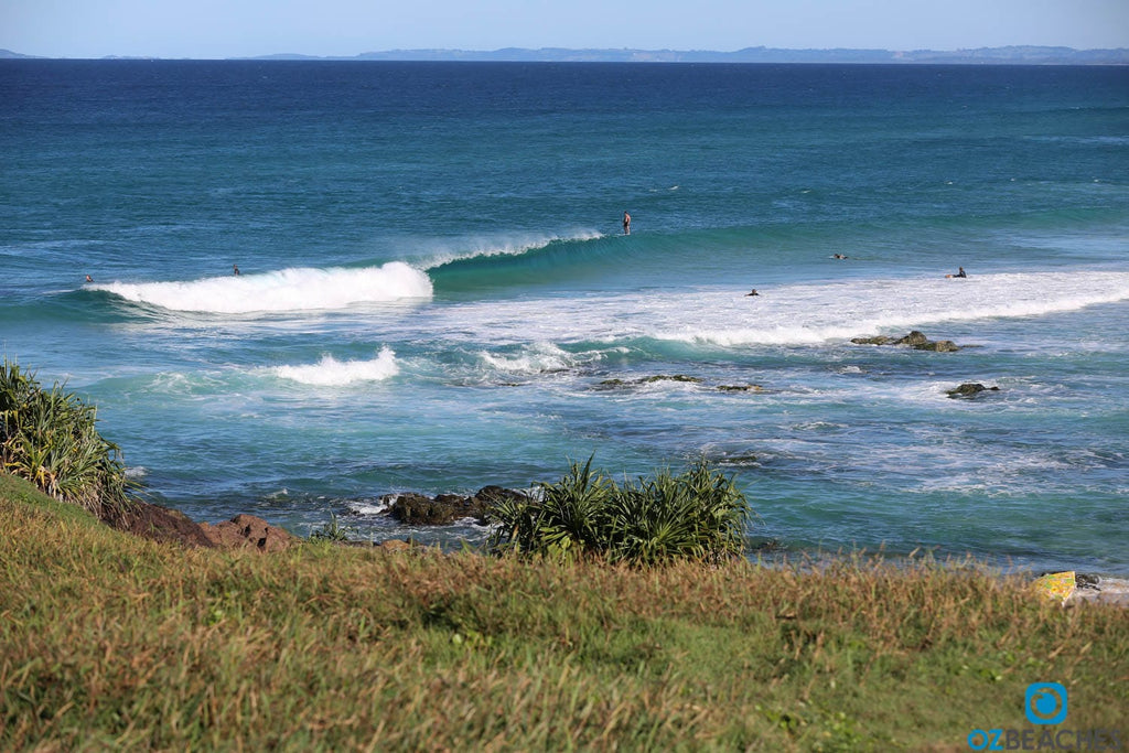 Good surfing can be found at Hastings Point beach