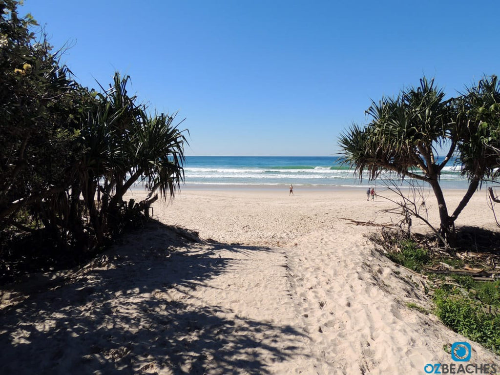 Beach access track to Kingscliff beach