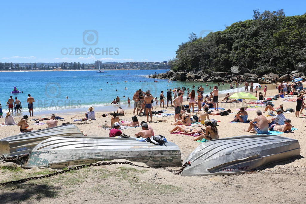 Shelly Beach is a nice place for a day at the beach - if you can find a spare patch of sand