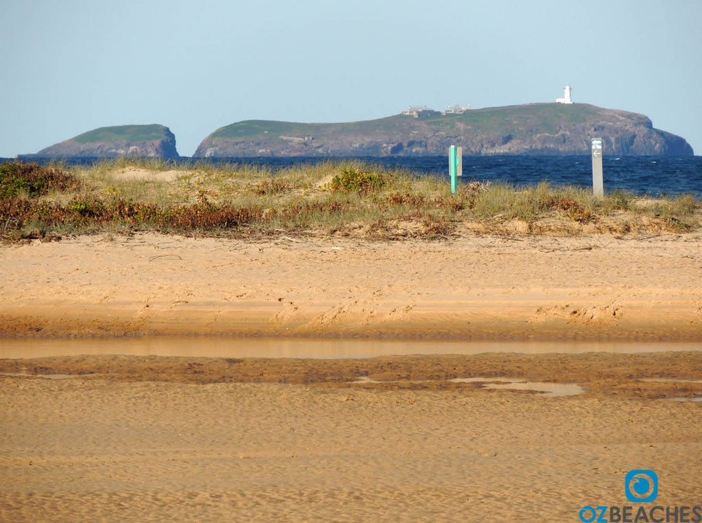 Looking out towards South Solitary Island and its lighthouse