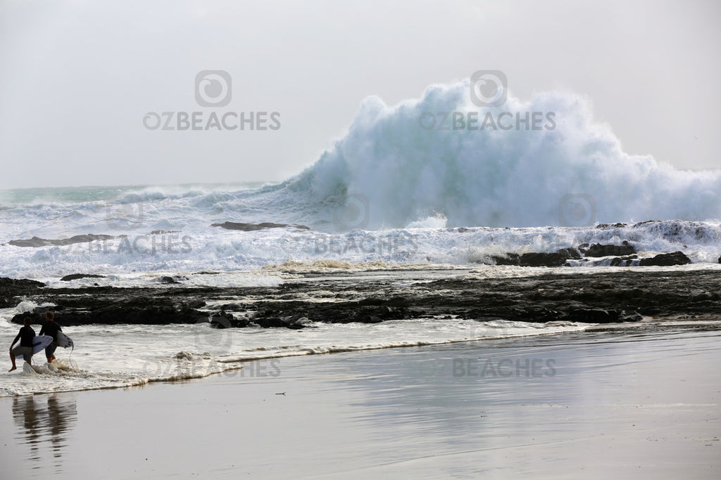 Snapper Rocks Cyclone Oma swell February 2019