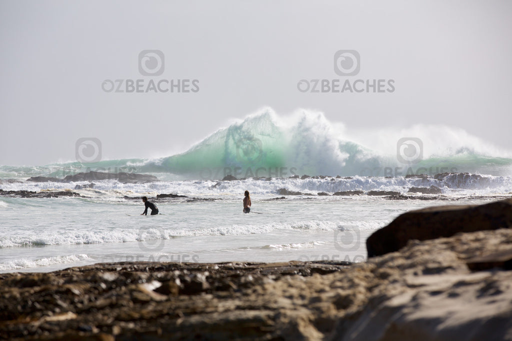 Snapper Rocks Cyclone Oma swell February 2019