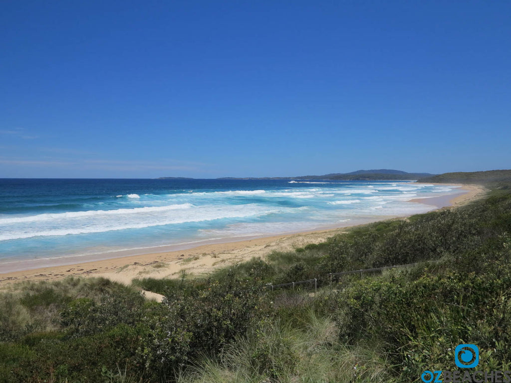 A quiet, empty day at Tabourie Beach