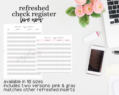 Pink Rose Printed to Do Planner Pages for Your Agenda MM GM 